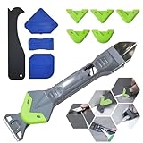 Silikonentferner, Silikon Abzieher, Fugenglätter, Silikonentferner Werkzeug, Multi-Oberfläche Klebereste Entferner Schaber Mit Ergonomischem Griff Für Auto Aufkleber, Etiketten