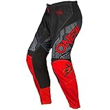 O'NEAL | Motocross-Hose | Kinder | MX Mountainbike | Passform für Maximale Bewegungsfreiheit, Leichtes, Atmungsaktives & langlebiges Design | Element Youth Pants Camo V.22 | Schwarz Rot | Größe 28