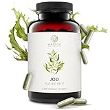 MAISON NATURELLE® JOD aus Bio Kelp (365 Stück) - 100% reine Jod Kapseln, Extrakt aus Braunalgen ohne Zusätze – optimal dosiert mit 195 µg natürlichem Jod je Kapsel - Jod Tabletten