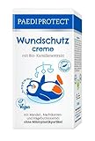 PAEDIPROTECT Wundschutzcreme Baby 50 ml, Wundsalbe ohne Parfüm & Silikone, vegane Babycreme Schutz für empfindliche Babyhaut im Windelbereich, Bio-Kamille Heilsalbe Pflege hilft bei Rötungen