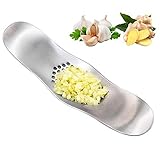 THETAG Knoblauchpresse,Knoblauchpresse Edelstahl Rostfrei Knoblauchmühle Werkzeuge zur Herstellung von Knoblauch