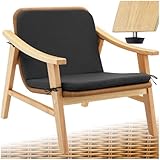 tectake® Outdoor Rattan Sessel, Loungesessel, Cocktailsessel bequem, Poly Rattan Möbel für Garten Lounge, als Balkonmöbel, Terrassenmöbel, Gartenmöbel oder Wintergarten (Natur)