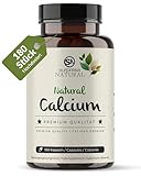 Surpresa Natural Calcium Kapseln hochdosiert I 180 Kapseln I 230 mg natürliches Kalzium pro Kapsel I natürliches, aus Algen gewonnenes Kalzium I Nahrungsergänzungsmittel vegan & laborgeprüft