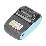 Brilluxa 58 mm kabelloser Bluetooth-Beleg-Thermodrucker, tragbarer Belegdrucker für Industriegeschäfte, Mini-Taschen-Rechnungs-, Ticket- und Pos-Drucker (with Case)