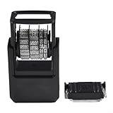 Niceminiwall Datumsstempel für Trodat selbstfärbender Gummistempel, Druck - Mini Dater 4810 (englischer Kalender, schwarz)