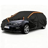 Autoabdeckung Outdoor für VW Golf 6 Cabrio (2011-2016), Autoplane Winter Wasserdicht, Regen Sonne Staub Schutz Verkratzt, Autoabdeckung mit Reflektierenden Streifen