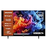 Grundig 43 GUB 7540 Q TV 43 Zoll (108 cm), QLED TV, VPI 1800, Google TV, 4K UHD, Dolby Vision, HDR10+, Motion Picture Improvement, Bluetooth, Smart TV, Schwarz