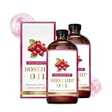 Bärentrauben Aufhellendes Öl, Rein Rosehip Oil Natürliches unraffiniertes Hagebuttenkernöl, Feuchtigkeitsspendend, Anti-Aging Anti-Falten-Hagebuttenöl für Gesicht, Körper, Haare, Haut (02)