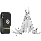 Leatherman Wave Plus Multi-Tool – Hochwertiges Multifunktionswerkzeug mit 18 praktischen Tools – Ideal für den Outdoor- und Camping-Bereich – Schwarz