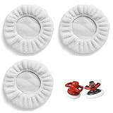 ZWWOGE 3er Set Lammwoll-Polierhauben für Einhell Akku-Autopoliermaschinen CE-CB 18/254 Li, CC-PO 90, für 220mm-250mm Poliermaschinen