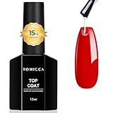 TOMICCA 15ML No Wipe Top Coat UV Nagellack Gel Für Gelnägel High Gloss Top Coat Gel Nagellack Nail Art Starter Manicure Salon DIY at Home