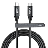 acer USB C auf USB C Kabel 3m, 240W USB-C Ladekabel,140W/100W/60W Kompatibel, Typ C Schnellladekabel für iPhone 16 15 Serie, Macbook iPad Pro Air, Galaxy S24/23, Pixel, Switch,Surface Go/Pro usw.