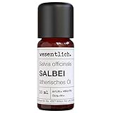 Salbei 10ml - Salvia officinalis - von wesentlich. - reines ätherisches Öl in der Glasflasche