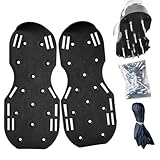 Générique Belüftende Schuhe für Rasen – Gartenschuhe mit Noppen mit belüfteten Sohlen, Sandalen mit verstellbaren Riemen, Gartenwerkzeug für Boden, Gelände, Pflege