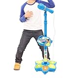 Generisch Kabelloses Kinder-Karaoke-Mikrofon – Bunte Licht-Singmaschine, Kinder-Karaoke-Mikrofon-Spielzeug, Lautsprecher-Mikrofone, Kinder-Mikrofone für Geburtstagsparty-Bühnen-Rollenspiele