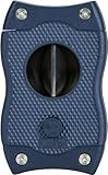 Colibri Zigarrenabschneider SV-Cut marine gerader Schnitt 27mm / Kerbschnitt 24mm, 000000