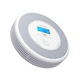 X-Sense Rauch und CO Melder, Unabhängiger kombinierter Rauch- und Kohlenmonoxidmelder mit Sprachausgab, austauschbarer Batterie, Keine Unterstützung für APP und SBS50 Basisstationen, XP0A-SR, 1er-Pack