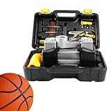 Tragbarer Kompressor Koffer Zubehör | Outdoor Reparatur Werkzeug Set | 12V Hochdruck Tragbarer Kompressor Für Kfz Camping Reisen Motorrad Haus Notfälle