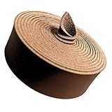 Lyivisk Lederband Flach 25 mm Breit 2 m Lang, Dunkelbraun Kunstlederriemen für DIY-Handwerk, Taschenriemen, Armbänder und Haustierhalsbänder