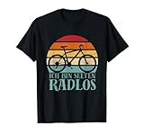 Ich Bin Selten Radlos Funny Cyclist Bicycle Bike Half Sleeve T-Shirt