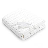 Theracozy Elektrisches Wärmeunterbett WE-167UBHD – 4D-DWF Technologie, 4 Temperaturstufen, Turbo-Heizfunktion, automatischer Timer, abnehmbarer Schalter, waschbar, Öko-Fleece, 150x80 cm