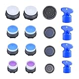 8 Stück Strahlregler für Wasserhähne, sieb wasserhahn, 4 verschiedene Größen und 4 Anschlüsse von Wasserhahnbelüftern, Wasserhahnfilter-Set für gefiltertes Wasser, M18.5, M16.5, M21.5, M24