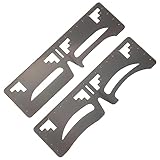 VICASKY 2Stücke Augenbrauenführer Präzise Schablonen für Symmetrische Augenbrauen für Make Up Profis und Anfänger Einfach zu Bedienen Natürliche und Gerade