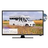 Gelhard GTV2456 LED Smart TV (webOS) mit DVD und Bluetooth DVB-S2/C/T2 für 12V u. 230Volt WLAN Full HD