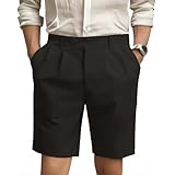 Herren Golf Hose Stretch Kurze Sport Einfarbig Freizeit Mit Taschen Tennis Bequeme Sommer Übung Casual Shorts Atmungsaktiv Flach Gym Reisen Cargo, X Schwarz, 30