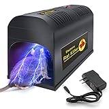 Verbesserte Rattenfalle - Humane Elektrische Mausefalle Zapper mit Hochspannung Instant Kill für Streifenhörnchen Eichhörnchen Gopher Maulwurf Mäuse Ratten, Indoor Outdoor, No Touch