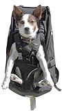 Patentierter Premium Leg Free Rucksack zum Tragen von Hunden Hunderucksack Hundetrage Hundetragerucksack für Hunde von 11-18kg mit 4-Träger Targesystem