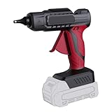 Kabellose 20V Profi-Heißklebepistole – Hohe Klebeleistung mit 11,2-mm-Klebesticks – Leistungsstarke Akku-Klebepistole inkl. 30 Klebesticks – Präzises Anti-Tropf-System für DIY, Holz