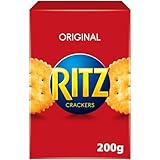 RITZ Cracker 1 x 200g I Salzgebäck Einzelpackung I Knabbergebäck I Fein gesalzene Snack-Cracker
