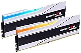 G.SKILL Trident Z5 Neo RGB Series (AMD Expo & Intel XMP 3.0) DDR5 RAM 64GB (2x32GB) 6000MT/s CL36-36-36-96 1.35V Desktop Computer Memory U-DIMM - Matte White (F5-6000J3636F32GX2-TZ5NRW)