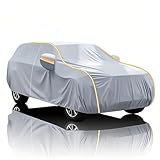 Leichter Komplette Autoabdeckungen für Volkswagen T-Ross Vollautodeckel Auto Abdeckung Innen&Außeneinsatz,Oxfordstoff,Wetterfest Regen- & Sonnenschutz mit Reflexstreifen