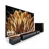 ULTIMEA 5.1 Soundbar mit Dolby Atmos, 3D Surround Sound System, Soundbar für TV Geräte mit Subwoofer, 2 Rear-Lautsprechern, Soundbar Bluetooth 5.3 mit Einstellbarem Bass, Poseidon D60