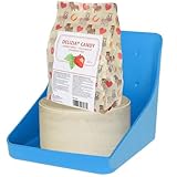 Pferde Leckstein Set – Mineral-Leckstein 750g mit Zink & Selen + Lecksteinhalter (15 kg) + Pferdeleckerlis 600g | Komplettset zur Mineralstoffversorgung & Belohnung