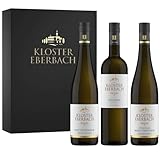 Kloster Eberbach - 3er Geschenkset - 3 Premium Riesling (Classic, Trocken) aus Rheingau, Deutschland (3 x 0.75 l)