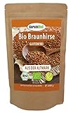 BIO Braunhirse aus DEUTSCHLAND im Sparpack I höchste KEIMFÄHIGKEIT I eigener Anbau I glutenfrei, vegan (1 kg)