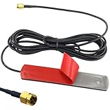 Dab+ Antenne Splitter SMB Adapter, Dab-Empfang Windschutzscheiben Antenne, Digital Scheibenantenne Mit SMB Adapter Und 3 Meter Kabel, Für Dab-Empfang,Auto Radio,Kompatibel Mit Technisat Pioneer Sony