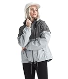 THE NORTH FACE Damen Antora Rain Hoodie S Smoked Pearl/High Rise