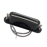 Supvox Alnico-V-Tonabnehmer Gitarren-Bass-Tonabnehmer Alnico-Tonabnehmer Alnico-5-Tonabnehmer Black