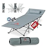 Atacama Feldbett Klappbar - Ultraleichtes Campingbett - Feldbett Ideal für Outdoor-Abenteuer und Karpfenliege - Komfortabel, Tragbar Feldbett XXL Campingbett