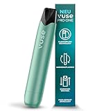 Vuse Pro One Vape Pen – Wiederaufladbare Vape mit Boost-Taste, '*1000 Züge' pro Ladung, kompatibel mit Vuse Pods, Leichtes Pod System für unterwegs, USB-C, Aqua