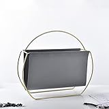 Tragbarer Zeitschriftenhalter aus Leder, eleganter Broschüren-Organizer für Wohnzimmer, Schlafzimmer, Büro