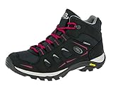 Brütting MOUNT FRAKES HIGH Damen Trekking- & Wanderstiefel, Schwarz/ Pink, 42 EU