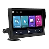 JUCHRZEY 9 Zoll Auto MP5 Player Mirrorlink Drahtlose Carplay Android Auto Spiegel Monitor Bluetooth-kompatibel Dash Cam Gebaut-in Lautsprecher HD Touchscreen