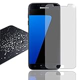 Eximmobile Panzerfolie für Samsung Galaxy S7 Echt Glasfolie (klar) für besten Displayschutz Selbstklebende Displayschutzfolie 9h Glasfolie rückstandslos entfernbar Schutzfolie Folie