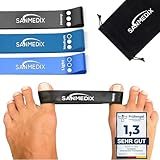 Sanmedix Hallux Valgus Zehenspreizer Trainingsband für den Zeh - Korrektur Set für Damen und Herren zur Schmerzlinderung von Ballenzehen