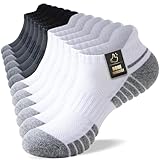 SockWaddles Sneaker Socken Herren Damen, Sportsocken mit Gepolstert，Sneakersocken Atmungsaktive Baumwolle Kurze Laufsocken 35-38 39-42 43-46 47-50, Unisex, 6 Paar